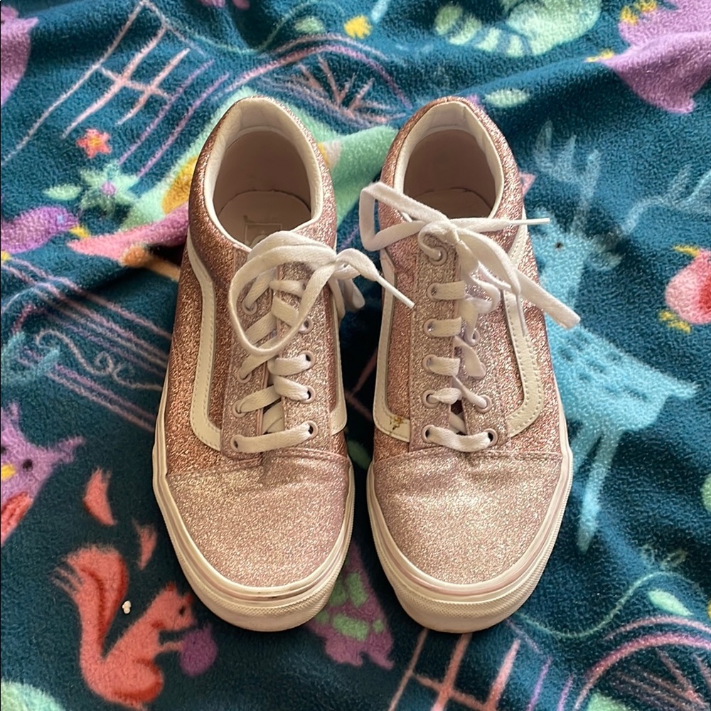 Glittery Pink Women's Sneakers